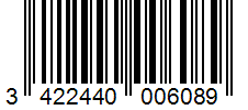 Barcode 3422440006089