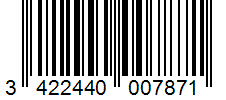 Barcode 3422440007871