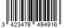EAN Barcode for 3423478494916