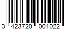 Barcode 3423720001022