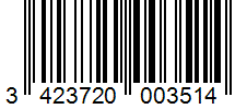 Barcode 3423720003514