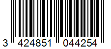 Barcode 3424851044254