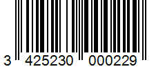 Barcode 3425230000229