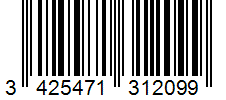 Barcode 3425471312099