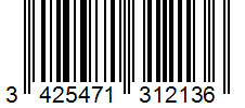 Barcode 3425471312136