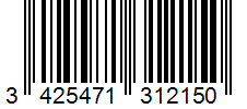 Barcode 3425471312150