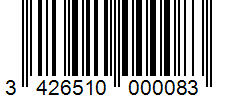 Barcode 3426510000083