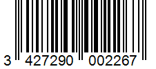 Barcode 3427290002267