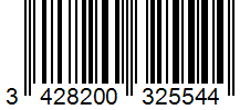 Barcode 3428200325544