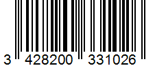 Barcode 3428200331026