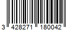 Barcode 3428271180042