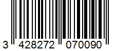 Barcode 3428272070090