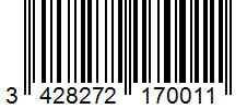 Barcode 3428272170011