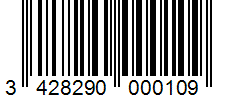 Barcode 3428290000109
