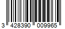 Barcode 3428390009965