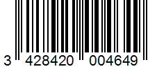 Barcode 3428420004649