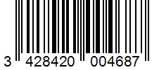 Barcode 3428420004687