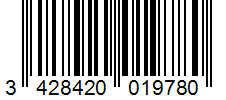 Barcode 3428420019780