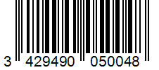 Barcode 3429490050048