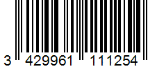 Barcode 3429961111254