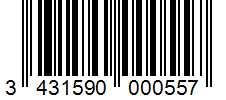 Barcode 3431590000557