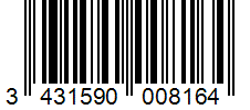 Barcode 3431590008164