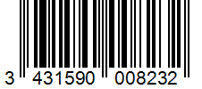 Barcode 3431590008232