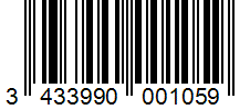 Barcode 3433990001059