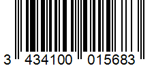 Barcode 3434100015683