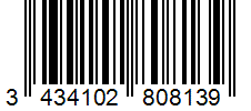 Barcode 3434102808139