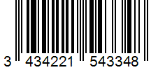 Barcode 3434221543348