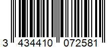 Barcode 3434410072581
