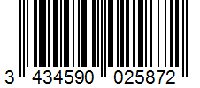 Barcode 3434590025872