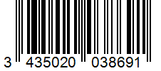 Barcode 3435020038691