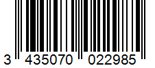 Barcode 3435070022985