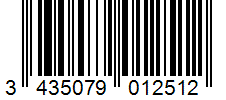 Barcode 3435079012512