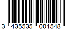 Barcode 3435535001548