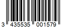 Barcode 3435535001579