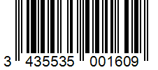Barcode 3435535001609