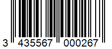 Barcode 3435567000267
