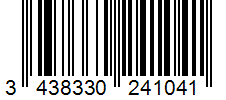 Barcode 3438330241041