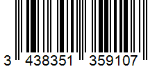 Barcode 3438351359107
