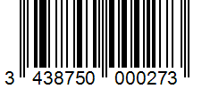 Barcode 3438750000273