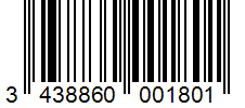 Barcode 3438860001801