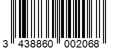 Barcode 3438860002068