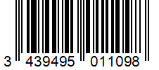 Barcode 3439495011098