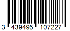 Barcode 3439495107227