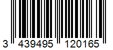 Barcode 3439495120165