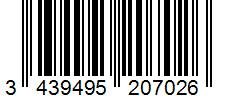 Barcode 3439495207026