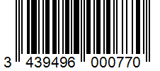 Barcode 3439496000770